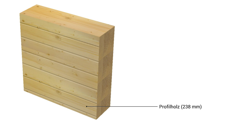 Profilholz (238 mm)