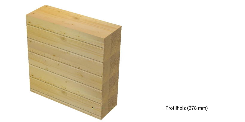 Profilholz (278 mm)