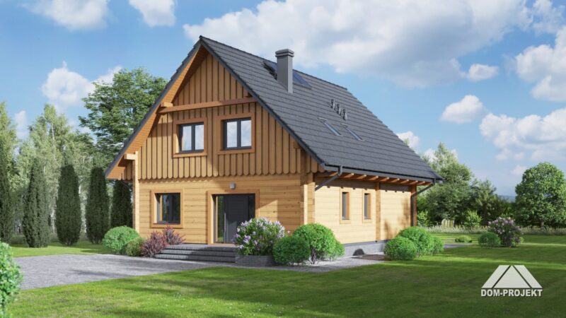 Gedämmte Blockhäuser SH1359