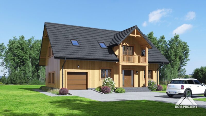 Holzhäuser mit Garage SH1522