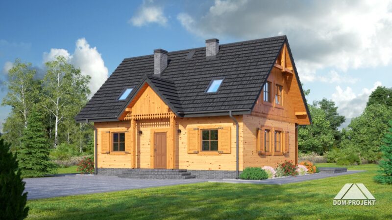 Holzhaus in Holzständerbauweise SH1128