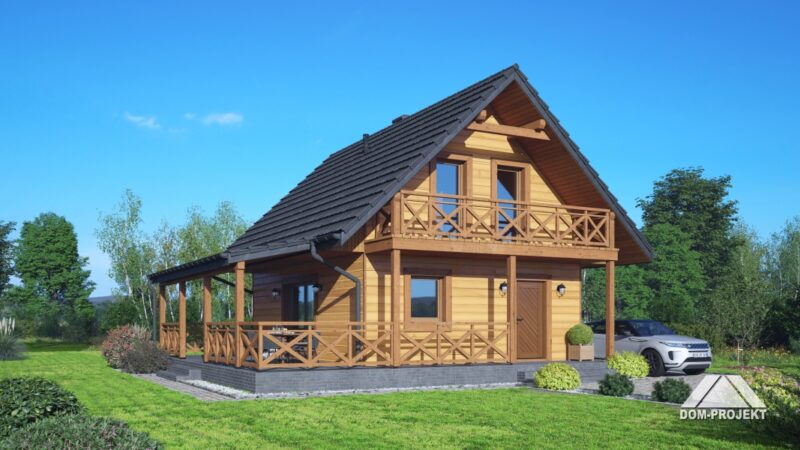 Holzhaus mit Terrasse SH1825