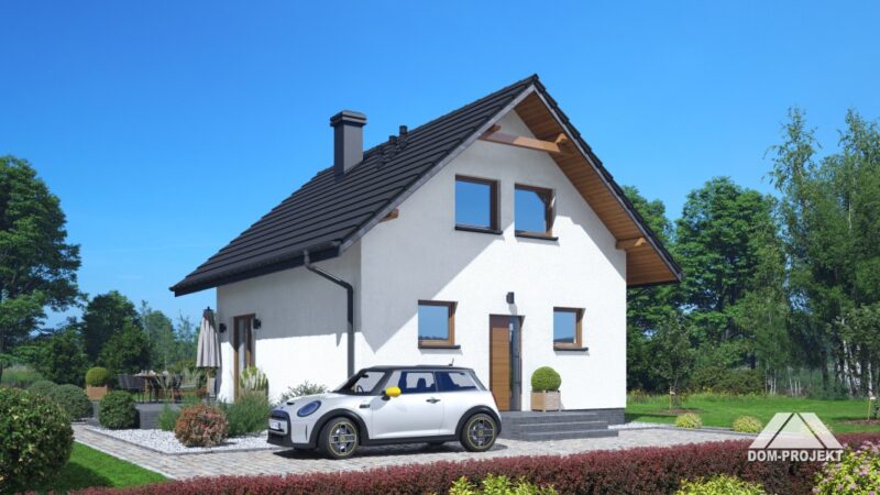 Ein klassische Einfamilienhaus mit Dachgeschoss.
