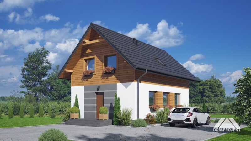 Schmales Niedrigenergiehaus AH1647